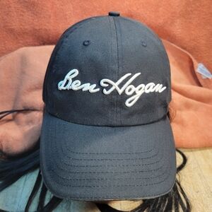 Ben Hogan Black Baseball Cap with American Flag